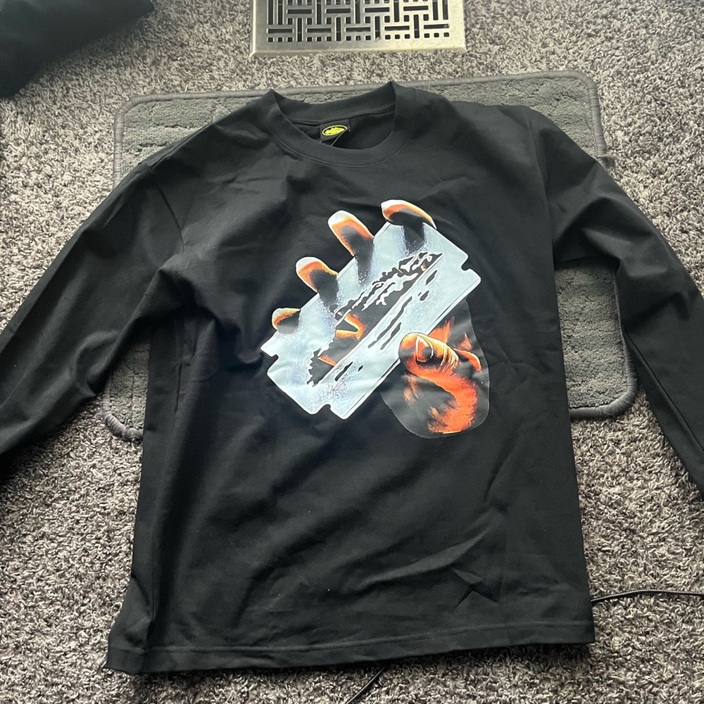 Black Cortiez Graphic Crewneck Sweater